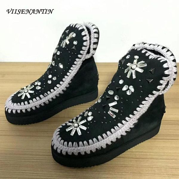 boots 2021 winter plus vlevert warm snow women fashion inner increasing slip-on chunky designer shoes, Black
boots 2021 winter plus vlevert warm snow women fashion inner increasing slip-on chunky designer shoes, Black