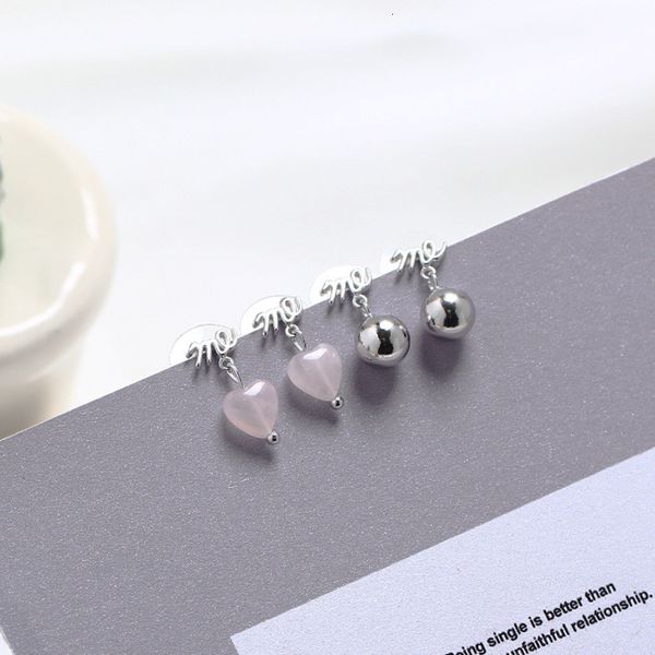 south korea s925 pure silver powder crystal love natural stone 8m beads fashion cute me earrings jewelry women, Golden
south korea s925 pure silver powder crystal love natural stone 8m beads fashion cute me earrings jewelry women, Golden