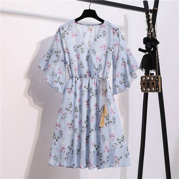 new 2021 spring summer woman's floral print chiffon ladies knee length v-neck butterfly sleeve a-line female es pd8v, Black;gray
new 2021 spring summer woman's floral print chiffon ladies knee length v-neck butterfly sleeve a-line female es pd8v, Black;gray