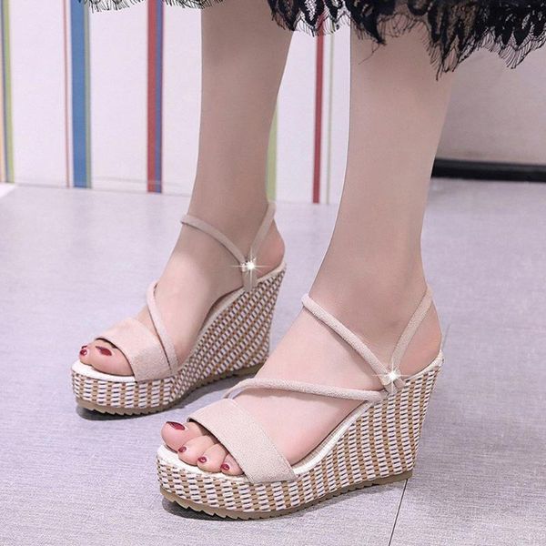 2021 women wedge sandals female platform bohemia high heel sandals fashion ankle strap open toe ladies shoes zapatos de mujer, Black
2021 women wedge sandals female platform bohemia high heel sandals fashion ankle strap open toe ladies shoes zapatos de mujer, Black