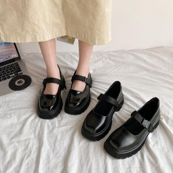2021 british style single shoes thick-soled new women's shoes spring and autumn all-match thick heel small leather x717, Black
2021 british style single shoes thick-soled new women's shoes spring and autumn all-match thick heel small leather x717, Black