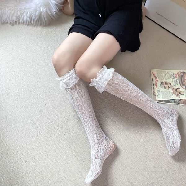 sock' summer thin lolita hollow out silk pile lace short net socks korean version middle tube, Red;black
sock' summer thin lolita hollow out silk pile lace short net socks korean version middle tube, Red;black