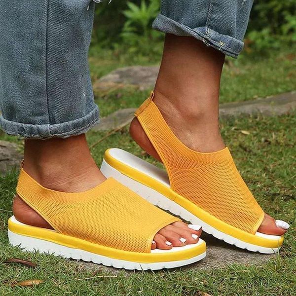 new summer women sandals open toe wedges platform ladies shoes knitting lightweight sneakers sandals big size zapatos mujer s3on#, Black
new summer women sandals open toe wedges platform ladies shoes knitting lightweight sneakers sandals big size zapatos mujer s3on#, Black