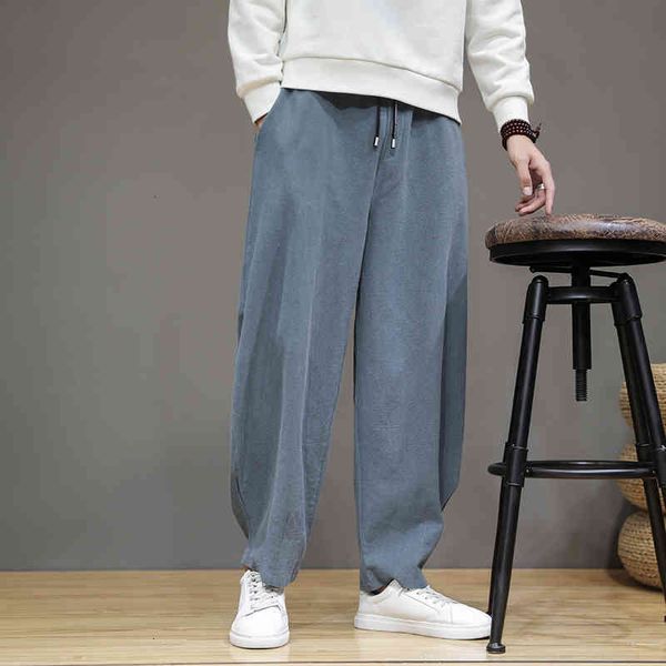 men's pants cotton linen casual harem men joggers man summer trousers male korean style baggy harajuku clothe d0j6, Black 
men's pants cotton linen casual harem men joggers man summer trousers male korean style baggy harajuku clothe d0j6, Black