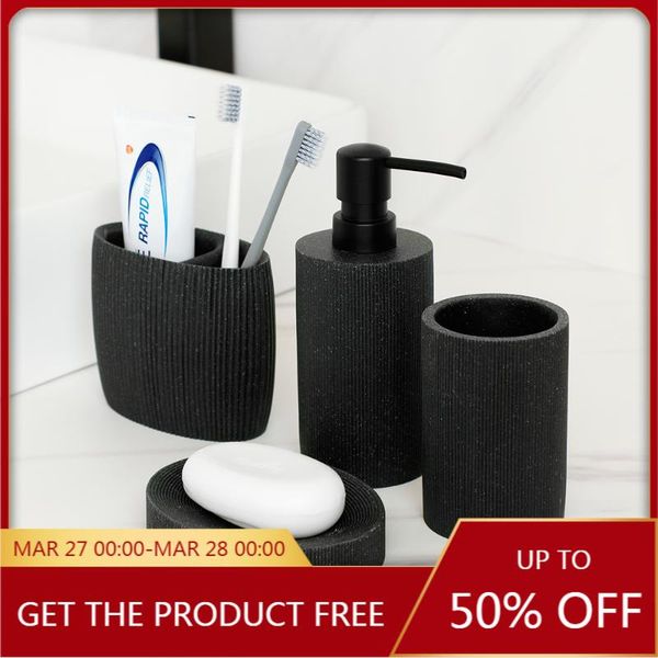 bath accessory set black bathroom accessories sets soap dispenser toothbrush holder tumbler dish mouthwash cup 5/4/3/2 pcs free
bath accessory set black bathroom accessories sets soap dispenser toothbrush holder tumbler dish mouthwash cup 5/4/3/2 pcs free