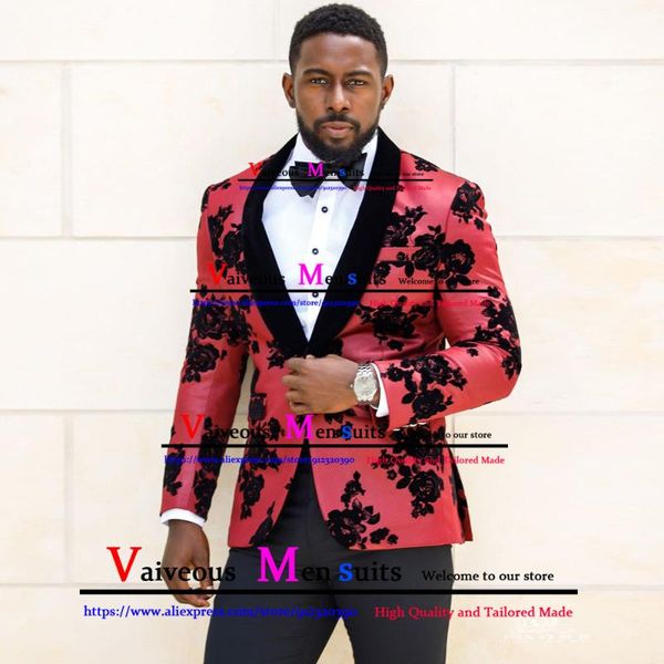 men's suits & blazers luxury black appliques men 2 pieces groom wear tuxedos watermelon red blazer with pants suit set wedding traje ho, White;black
men's suits & blazers luxury black appliques men 2 pieces groom wear tuxedos watermelon red blazer with pants suit set wedding traje ho, White;black