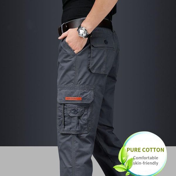 men's pants simple trend loose breathable sweatpants with pocket neutral fashion clothing cargo streetwear trousers, Black
men's pants simple trend loose breathable sweatpants with pocket neutral fashion clothing cargo streetwear trousers, Black