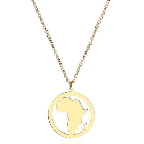 chains stainless steel gold minimalism africa map pendant necklace jewelry gift for him with chain, Silver
chains stainless steel gold minimalism africa map pendant necklace jewelry gift for him with chain, Silver