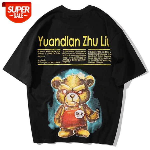 fierce bear print harajuku t-shirt men 2021 hip hop shirt male streetwear summer short sleeve tees cotton oversized #ba0f, White;black
fierce bear print harajuku t-shirt men 2021 hip hop shirt male streetwear summer short sleeve tees cotton oversized #ba0f, White;black