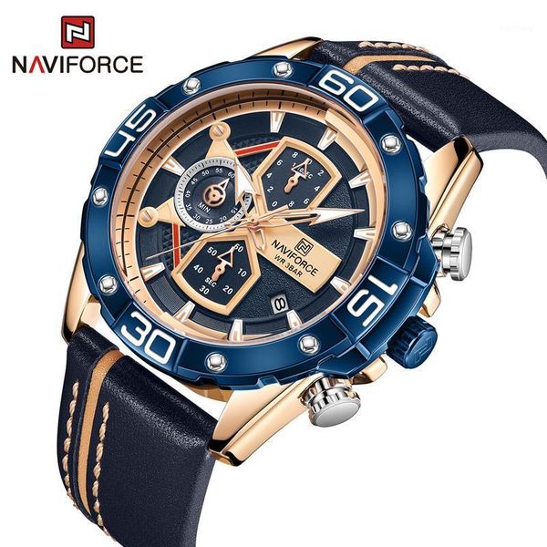 wristwatches naviforce men watch fashion leisure sports watches waterproof leather wristband pointer luminous quartz clock, Slivery;brown
wristwatches naviforce men watch fashion leisure sports watches waterproof leather wristband pointer luminous quartz clock, Slivery;brown