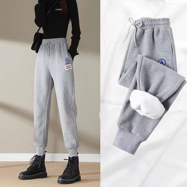 women's pants & capris cgc 2021 winter thicken warm women straight oversize cotton sports female plus velvet sweatpants trousers, Black;white
women's pants & capris cgc 2021 winter thicken warm women straight oversize cotton sports female plus velvet sweatpants trousers, Black;white