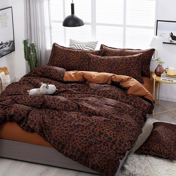 bedding sets leopard pattern coffee modern comforter set cute luxury fashion king twin size bed linen duvet cover gifts
bedding sets leopard pattern coffee modern comforter set cute luxury fashion king twin size bed linen duvet cover gifts