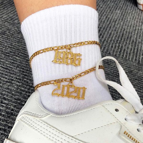 anklets stainless steele year number necklaces for women 1980 1989 2000 leg bracelet birthday gift from 1985 to 2021anniversary jewelry, Red;blue
anklets stainless steele year number necklaces for women 1980 1989 2000 leg bracelet birthday gift from 1985 to 2021anniversary jewelry, Red;blue