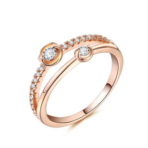 cluster rings creative gemini ladies zircon ring engagement proposal, Golden;silver
cluster rings creative gemini ladies zircon ring engagement proposal, Golden;silver