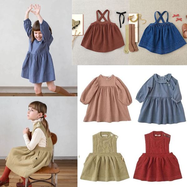 girls dress new spring summer sp brand baby girl long sleeve fashion princess suspenders dresses children knitted clothes 210303, Red;yellow 
girls dress new spring summer sp brand baby girl long sleeve fashion princess suspenders dresses children knitted clothes 210303, Red;yellow