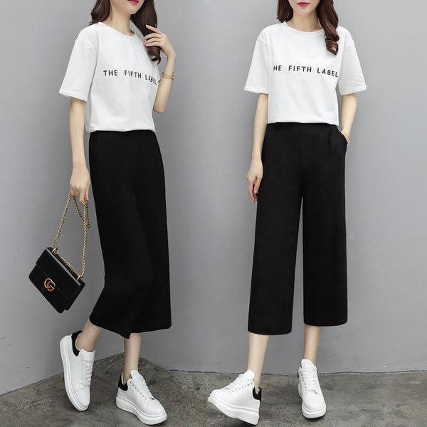 women's pants & capris latest fashion womens summer solid color cropped wide leg ankle-length plus size casual ladies high waist loose, Black;white
women's pants & capris latest fashion womens summer solid color cropped wide leg ankle-length plus size casual ladies high waist loose, Black;white