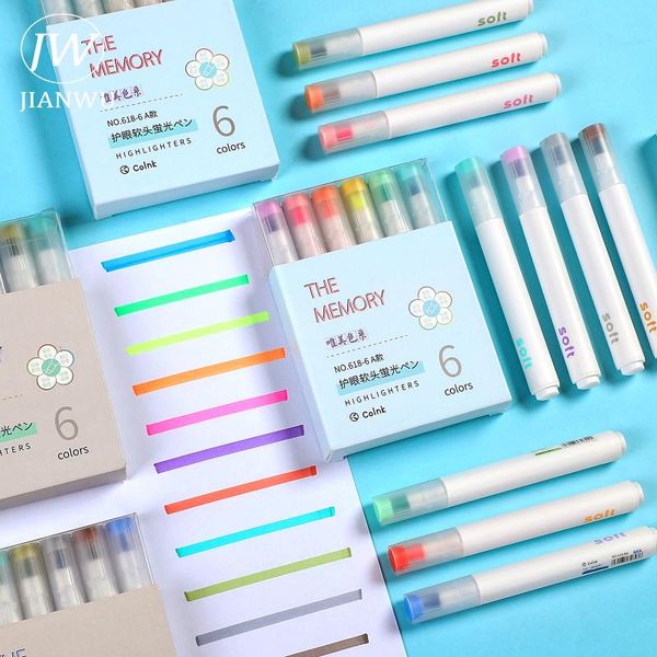 highlighters jianwu multicolor highlighter large capacity ink oblique head marker scrapbooking diary decorative fluorescence pen stationery, Black;red
highlighters jianwu multicolor highlighter large capacity ink oblique head marker scrapbooking diary decorative fluorescence pen stationery, Black;red