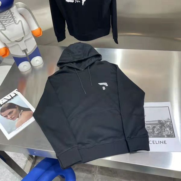 brand hoodie 2021 autumn new eagle wings hooded drawstring temperament commuting leisure loose slim couple sweater, Black
brand hoodie 2021 autumn new eagle wings hooded drawstring temperament commuting leisure loose slim couple sweater, Black