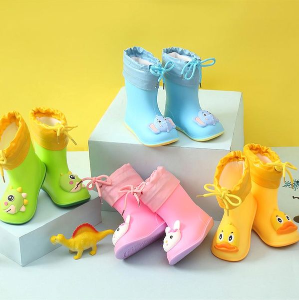 boots rain for baby girls waterproof shoes with warm inside children pvc rubber colorful cute cartoon kids water, Black;grey
boots rain for baby girls waterproof shoes with warm inside children pvc rubber colorful cute cartoon kids water, Black;grey