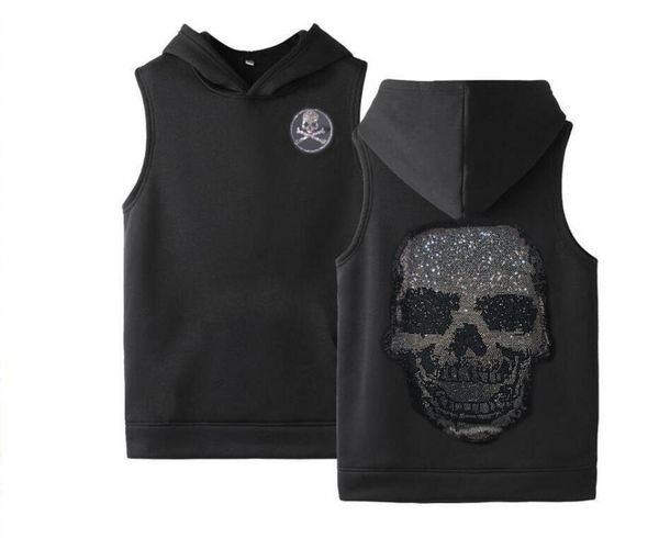 men' tank rhinestone hoodies sleeveless vest hoody hip hop sweatshirts male drop ship, White;black
men' tank rhinestone hoodies sleeveless vest hoody hip hop sweatshirts male drop ship, White;black