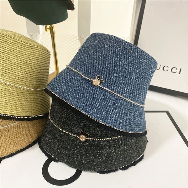 simple lace edge fine grass fisherman's summer women's drill travel sun shading straw hat seaside holiday beach hat, Yellow
simple lace edge fine grass fisherman's summer women's drill travel sun shading straw hat seaside holiday beach hat, Yellow