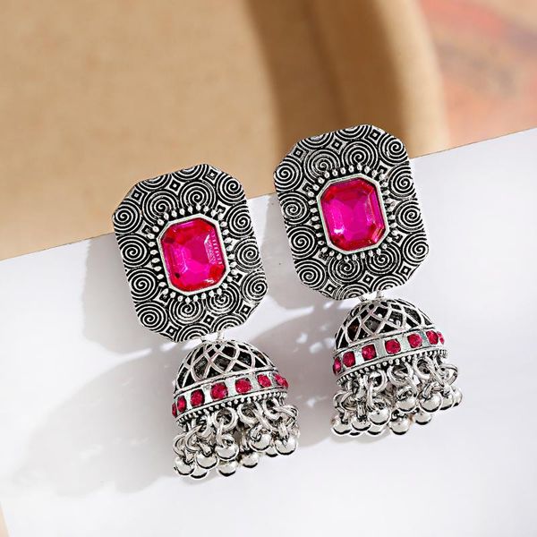 dangle & chandelier afghan gypsy crystal beads tassel jhumka earrings for women ethnic vintage gold alloy bohemian flower bells drop, Silver
dangle & chandelier afghan gypsy crystal beads tassel jhumka earrings for women ethnic vintage gold alloy bohemian flower bells drop, Silver