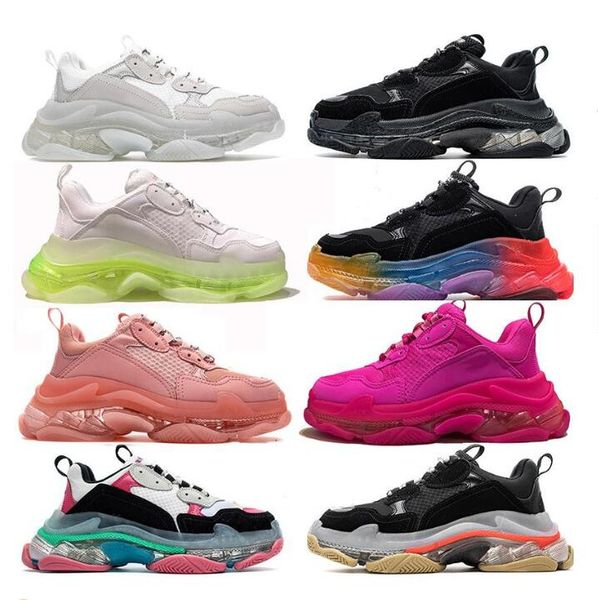 2020 designer triple s clear bubble midsole men women green black white triple-s casual shoes sneakers increasing leather # w3di#
2020 designer triple s clear bubble midsole men women green black white triple-s casual shoes sneakers increasing leather # w3di#