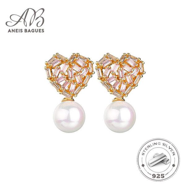 stud aneis bagues 925 sterling silver women geometric earrings shiny heart jewelry for girl pearl earring, Golden;silver
stud aneis bagues 925 sterling silver women geometric earrings shiny heart jewelry for girl pearl earring, Golden;silver
