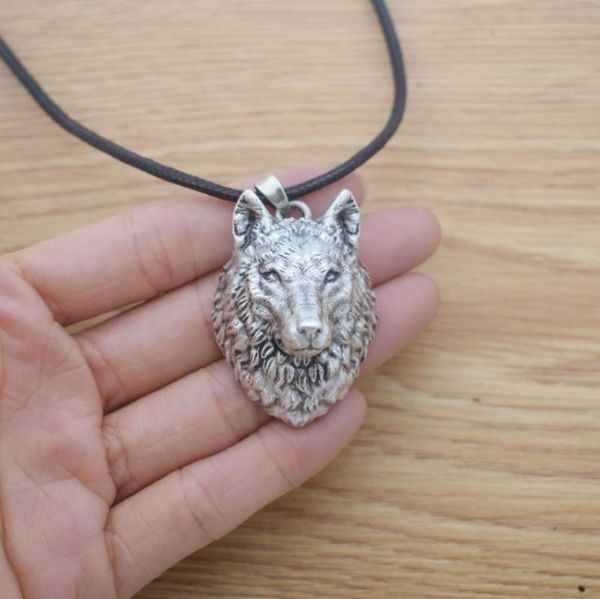 pendant necklaces 12pcs gothic animal viking wolf necklace with rope chain 3d fashion men's jewelry, Silver
pendant necklaces 12pcs gothic animal viking wolf necklace with rope chain 3d fashion men's jewelry, Silver