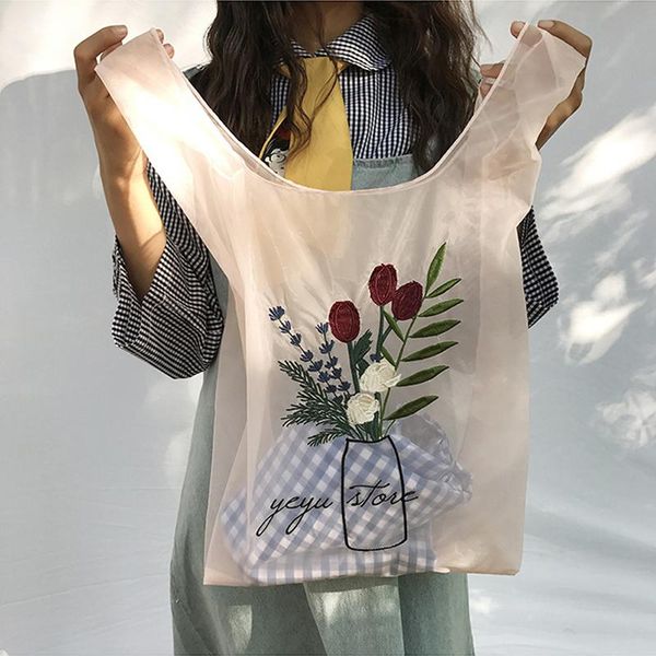 women transparent tote organza yarn cloth beach bag handbag hand purse for girls
women transparent tote organza yarn cloth beach bag handbag hand purse for girls