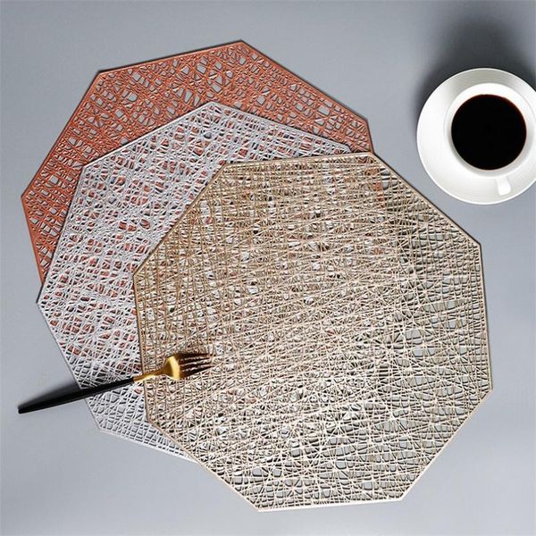 mats & pads 6/4pcs gold silver table pad placemat for dining mat wedding decoration kitchen coffee bar pvc dinner placemats
mats & pads 6/4pcs gold silver table pad placemat for dining mat wedding decoration kitchen coffee bar pvc dinner placemats