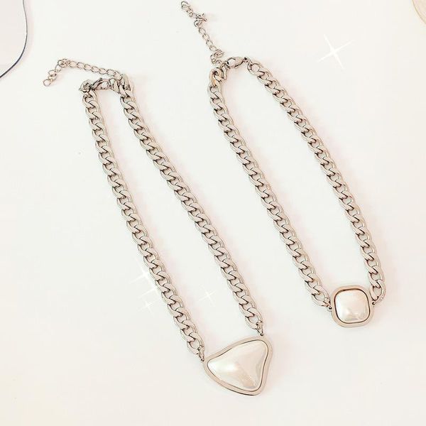 pendant necklaces origin summer fashion faux pearl irregular square geometric necklace for women chunky chain jewelry, Silver
pendant necklaces origin summer fashion faux pearl irregular square geometric necklace for women chunky chain jewelry, Silver