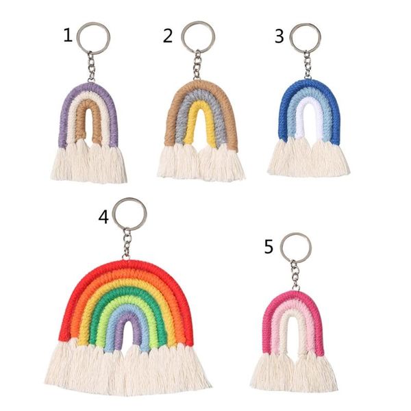 keychains weaving rainbow handmade key holder keyring for girls wall hanging kids room decoration car jewelr, Silver
keychains weaving rainbow handmade key holder keyring for girls wall hanging kids room decoration car jewelr, Silver