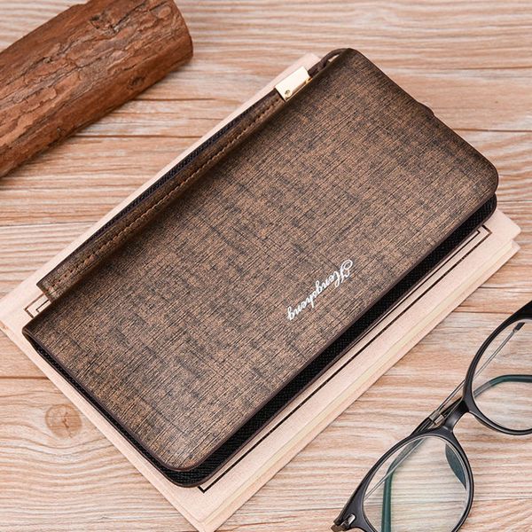 men's handbag tuhao gold long mobile phone men's wallet long zipper large capacity handbag, Black
men's handbag tuhao gold long mobile phone men's wallet long zipper large capacity handbag, Black