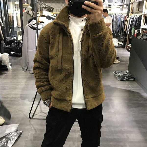 2021 mens winter warm fleece coat jacket autumn solid color cardigan casual fur jackets lambswool outwear male windbreaker, Black;brown
2021 mens winter warm fleece coat jacket autumn solid color cardigan casual fur jackets lambswool outwear male windbreaker, Black;brown