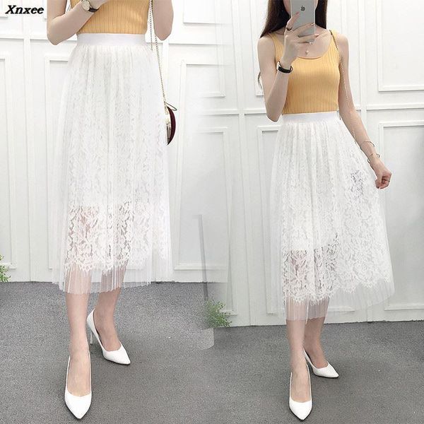 skirts 2021 women lace mesh long pleated skirt of high waist show thin posed the a - line summer autumn xnxee, Black
skirts 2021 women lace mesh long pleated skirt of high waist show thin posed the a - line summer autumn xnxee, Black