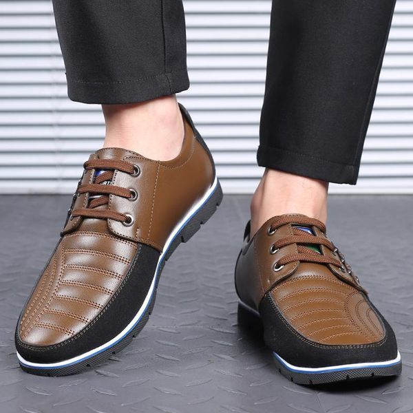 dress shoes fashion business men formal leather male classic casual footwear big size 38-48 zapatos de hombre, Black
dress shoes fashion business men formal leather male classic casual footwear big size 38-48 zapatos de hombre, Black