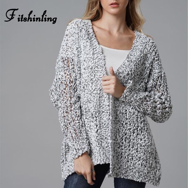 women's sweaters fitshinling hollow out female cardigan autumn jacket big size solid grey open stitch sweater cardigans for women fashi, White;black
women's sweaters fitshinling hollow out female cardigan autumn jacket big size solid grey open stitch sweater cardigans for women fashi, White;black