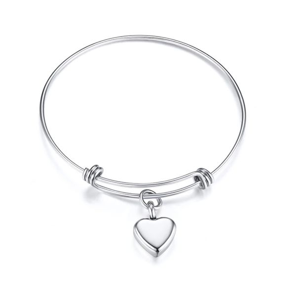 wholesale silver heart-shaped cremation bracelet cuff,ashes pendant souvenirs can be adjusted in size and worn without allergies / does not, White
wholesale silver heart-shaped cremation bracelet cuff,ashes pendant souvenirs can be adjusted in size and worn without allergies / does not, White