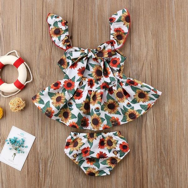 clothing sets 2pcs baby girl set floral summer sleeveless shirts shorts born clothes, White
clothing sets 2pcs baby girl set floral summer sleeveless shirts shorts born clothes, White