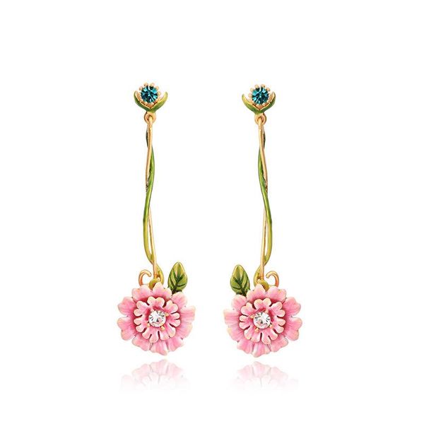 stud fashion long hand-painted enamel pink peony flower earrings wild girl heart eardrop dangler jewelry for woman 202, Golden;silver
stud fashion long hand-painted enamel pink peony flower earrings wild girl heart eardrop dangler jewelry for woman 202, Golden;silver