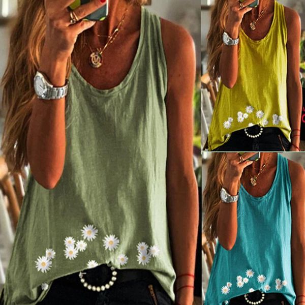 women's t-shirt daisy printed v neck sleeveless loose cotton lienen tee shirt oversized lady tshirt s-5xl wdc4833, White
women's t-shirt daisy printed v neck sleeveless loose cotton lienen tee shirt oversized lady tshirt s-5xl wdc4833, White
