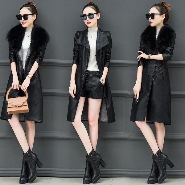 medium women's fur coat in length korean version winter heel plush and thickened new slim fit and slim, Black
medium women's fur coat in length korean version winter heel plush and thickened new slim fit and slim, Black
