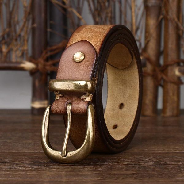 belts 3.3cm wide fashion design real cowhide men and women belt brass pin buckle vintage for unisex, Black;brown
belts 3.3cm wide fashion design real cowhide men and women belt brass pin buckle vintage for unisex, Black;brown
