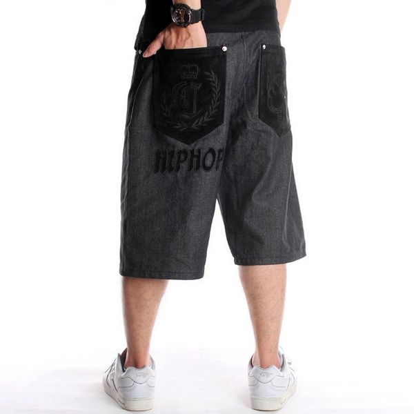 summer wide leg hip-hop embroidery loose jeans shorts male baggy skateboard shorts men denim capri trousers plus size 30-46, White;black
summer wide leg hip-hop embroidery loose jeans shorts male baggy skateboard shorts men denim capri trousers plus size 30-46, White;black