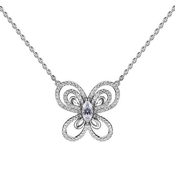 jure s925 solid hollow sterling silver necklace the one jewelry zirconia butterfly insect shape 18 inches
jure s925 solid hollow sterling silver necklace the one jewelry zirconia butterfly insect shape 18 inches