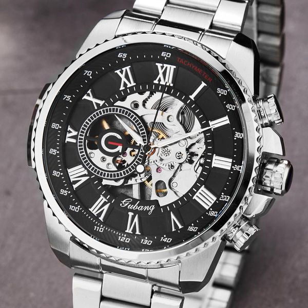 wristwatches sliver moonphase skeleton sport mechanical watches men stainless steel transparent mesh bracelet watch, Slivery;brown
wristwatches sliver moonphase skeleton sport mechanical watches men stainless steel transparent mesh bracelet watch, Slivery;brown