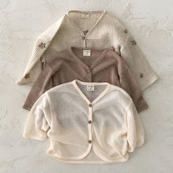 0-3yrs boys girls cardigan coat clothing summer baby boys girls long sleeve coat children kids boys girls sunscreen coats, Blue;gray
0-3yrs boys girls cardigan coat clothing summer baby boys girls long sleeve coat children kids boys girls sunscreen coats, Blue;gray