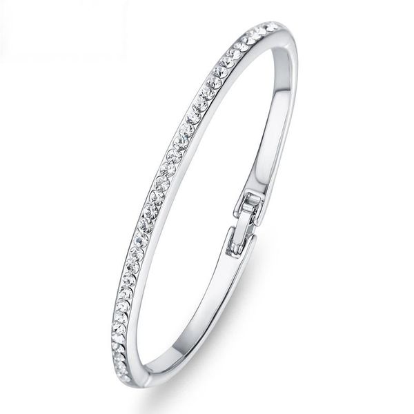 charm bracelets brand crystal bracelet white gold color bangle for women austrian gift mother, Golden;silver
charm bracelets brand crystal bracelet white gold color bangle for women austrian gift mother, Golden;silver