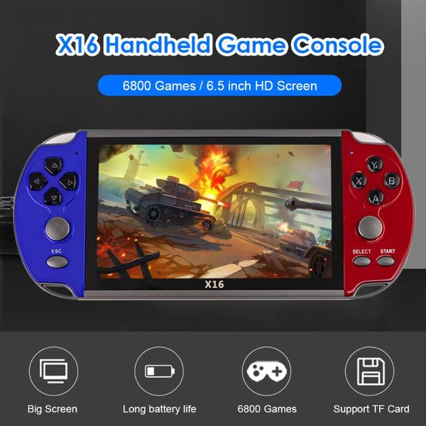 portable game players x16 console handheld 8gb retro classic video player for gba arcade
portable game players x16 console handheld 8gb retro classic video player for gba arcade